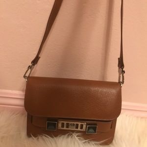 Proenza Schouler PS 11 Mini Classic Brown Bag